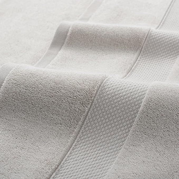 Aston & Arden Egyptian Wash Cloths - Pack of 6 - Oversized Ultra Soft Thick & Absorbent, 100% Ringspun Egyptian Cotton Bathroom Towel for Spa, Hotel, 600 GSM, 13 x 13 in, Tan