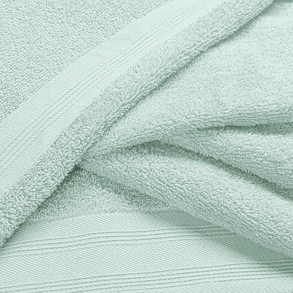 Cotton 2 Pack Oversized Bath Towel Set 28x55 inches, Large Bath Towels, Ultra Absorbant Compact Quickdry & Lightweight Towel, Ideal for Gym Travel Camp Pool - Sea Green