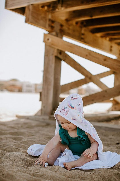 Copper Pearl Hooded Bath Towels Premium Knit/Terry Cloth Baby Towels with Hood, Pockets, and Cool Designs - Great to Gift and Make Bath Time Fun - Baby Bath Towel, Enchanted