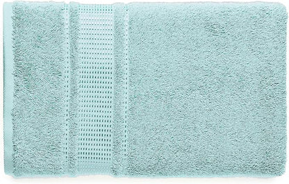 Melissa Linen Fingertip Towels 4 Pack, 100% Turkish Cotton, Small Hand Towels for Body and Face, 12 x 18 in, Soft and Absorbent, Quick Dry, (Aqua Green Fingertip Towels)