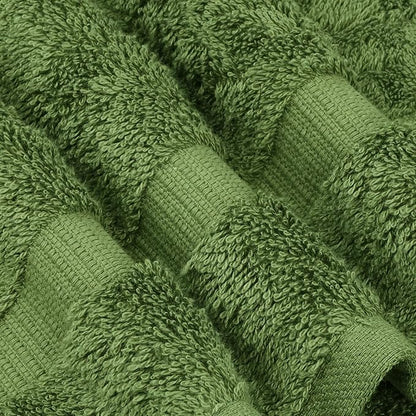Chakir Turkish Linens | Hotel & Spa Quality 100% Cotton Premium Turkish Towels | Soft & Absorbent (8-Piece Towel Sets, Moss)