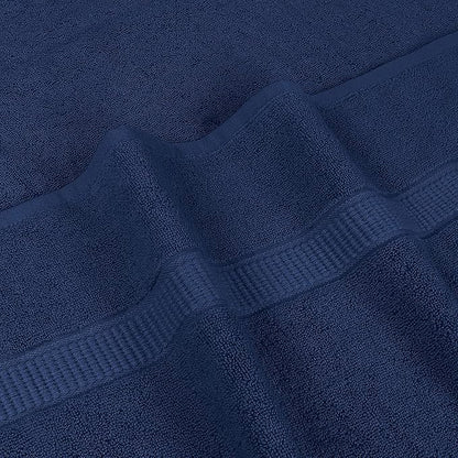 Utopia Towels Luxurious Jumbo Bath Sheet 2 Piece, 600 GSM, 35 by 70 Inches, 100% Ring Spun Cotton, Highly Absorbent and Quick Dry Extra Large Bath Towel, Super Soft Towel, Navy