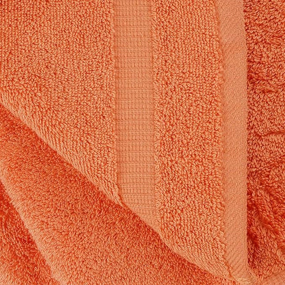 Towel Bazaar Premium Cotton Super Soft and Absorbent Turkish Towels (4-Piece Extra Large Bath Towels, Coral)