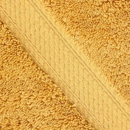 BLUENILEMILLS Madison Egyptian Cotton Hand Towels, Towel Set for Bathroom, Shower, Spa, Hotel, Plush, 800 GSM, Gym, Highly Absorbent and Ultra-Soft Towels, Bath Essentials, Set of 4, Gold
