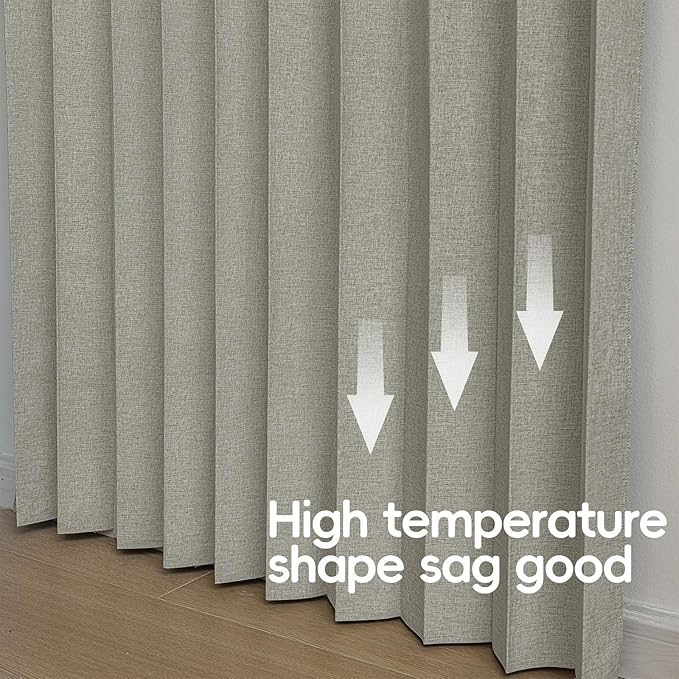 100% Blackout Fabric Folding Door Curtain with Magnetic Closure - Accordion Style for Sliding Doors, Closets,Wardrobe and Temporary Door Solutions Doorway Curtains（W42 x L78, Grey 1 Panel）