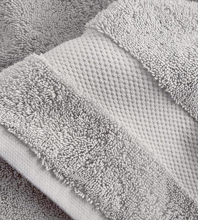 Delara 100% Organic Cotton Towels 650 GSM Plush Feather Touch Quick Dry Wash Cloth, Pack of 12 GOTS Certified, Oeko-Tex Green Certified, Organic Cotton Wash Cloth, 13"X13"