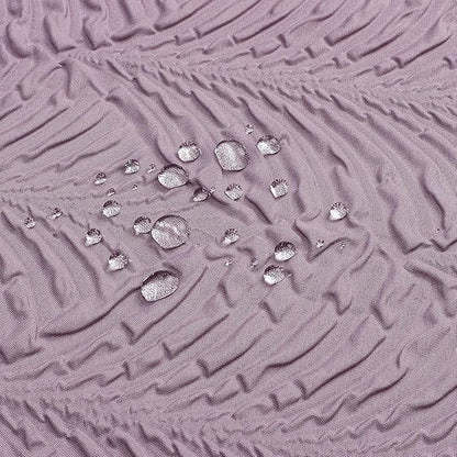 Gibelle Lavender Purple Shower Curtain for Bathroom, 3D Embossed Textured Fabric Shower Curtain, Modern Farmhouse Chic Soft Cloth Shower Curtain Set with Hooks, 72x72