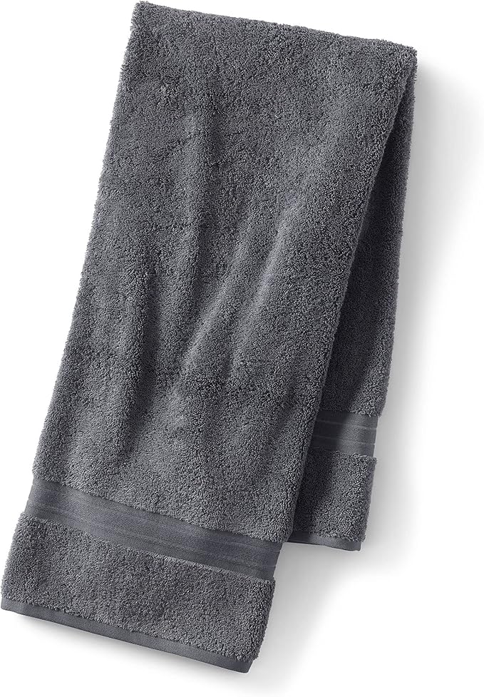 Lands' End Supima Towel Rich Steel Bath- Bath Sheet