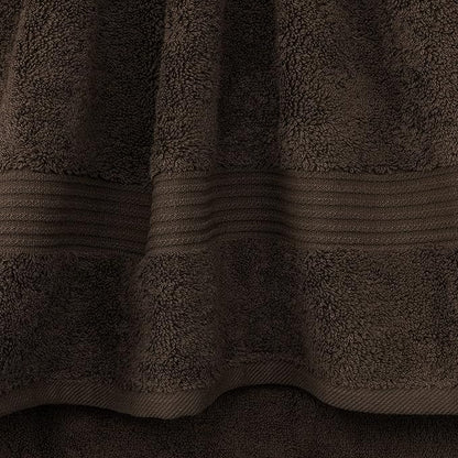 Cotton Paradise 4 Piece Turkish Bath Towels for Bathroom, 100% Cotton Extra Large Soft Plush Towels Bathroom Set, Brown
