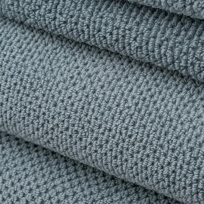 Welhome Franklin Premium 6 Pack Hand Towels Popcorn Textured Dusty Blue Bathroom Towels Hotel & Spa Towels for Bathroom Soft & Absorbent 600 GSM 100% Cotton Hand Towels