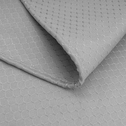 AooHome Waffle Weave Fabric Shower Curtain for Bathroom, 72"x78" Extra Long Bath Curtain with Weighted Hem, Heavy Duty, Water Repellent, 72 Width by 78 Height Inch, Grey