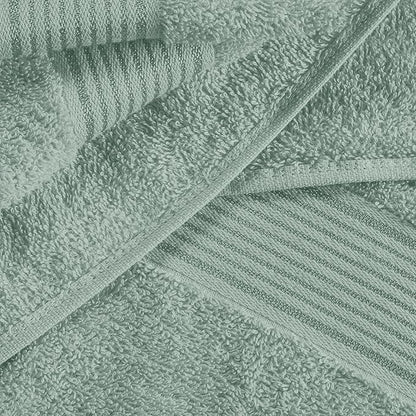 Belizzi Home Cotton 2 Pack Oversized Bath Sheet 35x70, Large Bath Sheet, Ultra Soft, Absorbent, Compact, Eco-Friendly, Recyclable, Quick Drying and Lightweight Towel - Jade