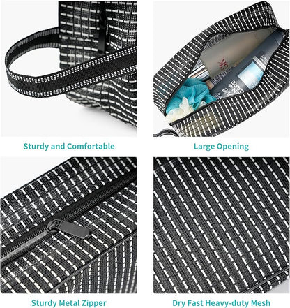 Mesh Shower Caddy Bag for Bathroom Gym Camping Portable Travel Mesh Toiletry Bag for Women Men