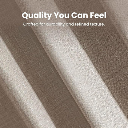 SLEEP ZONE Beige Shower Curtain Waterproof Curtains for Bathroom Decor Bathtub Geometric Shower Curtain 72" × 72"
