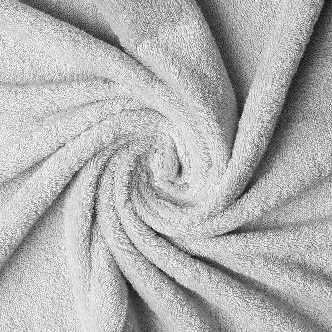 Melissa Linen, 2 Piece Hand Towel Set, 100% Turkish Cotton Face Hand Towels for Bathroom, 20 in x 35 in, Absorbent, Quick Dry, Durable and Soft, Spa and Hotel Quality, Grey