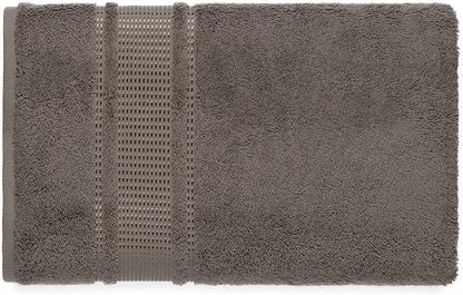 Melissa Linen, 4 Piece Washcloths Set, Absorbent Cotton Towels for Body and Face, 12 in x 12 in, Quick Dry, Durable and Soft, Baby Wash Cloths, Wash Rags for Kitchen, Mocha Brown