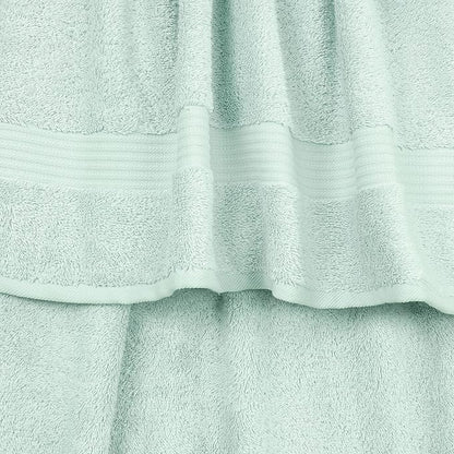 Cotton Paradise 100% Cotton Turkish Washcloth Set for Bathroom, 4 Piece Soft Absorbent Small Hand Face Towels Wash Rags, Mint