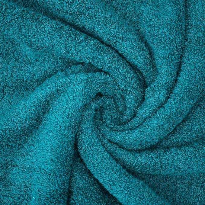 DAN RIVER 2 Pack Luxury Bath Sheets 35x70, 600 GSM, Soft & Quick Dry 100% Ring Spun Cotton Towels Ideal for Hotels, Spas, Gyms & Salons Extra Large, Teal