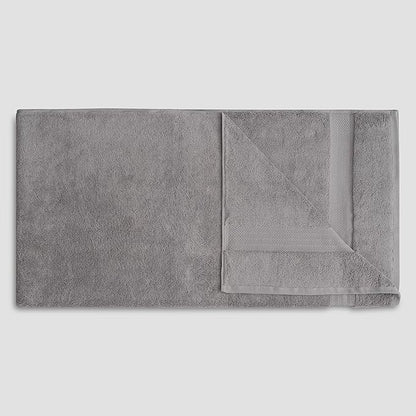 Fabdreams 100% Organic Cotton Bath Sheet Set of 2 700 GSM Oversized Towels Ultra Soft Plush Absorbent Durable Skin-Friendly Spa Hotel Premium Comfort Large 36 x 70 in Dark Gray