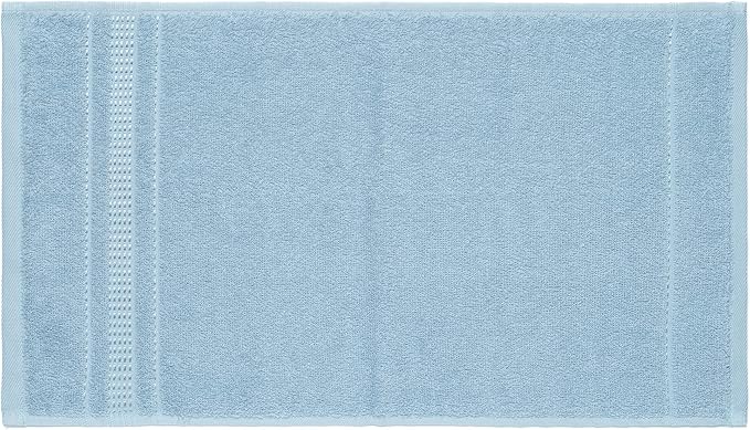Melissa Linen, 2 Piece, Ocean Blue Bath Towels, 100% Turkish Cotton Bath Towels for Bathroom, Absorbent, Quick Dry, Durable and Soft Shower Towel, 28 in x 55 in, Spa and Hotel Quality