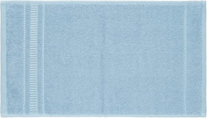 Melissa Linen, 2 Piece, Ocean Blue Bath Towels, 100% Turkish Cotton Bath Towels for Bathroom, Absorbent, Quick Dry, Durable and Soft Shower Towel, 28 in x 55 in, Spa and Hotel Quality