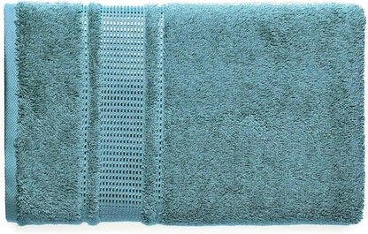 Melissa Linen 2-Piece Turkish Cotton Face & Hand Towels Set, 20 in x 35 in, Absorbent, Quick Dry, Durable & Soft, Spa & Hotel Quality, Maldive Green