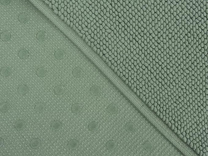 Cotton Paradise Bath Rug for Bathroom, 20x34 inch 100% Cotton Non Slip Bath Mat Rug, Soft Absorbent Machine Washable, Sage Green Bath Rug