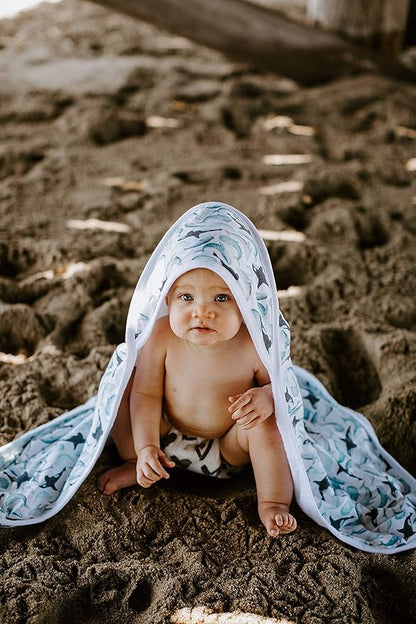 Copper Pearl Hooded Bath Towels Premium Knit/Terry Cloth Baby Towels with Hood, Pockets, and Cool Designs - Great to Gift and Make Bath Time Fun - Baby Bath Towel, Kai