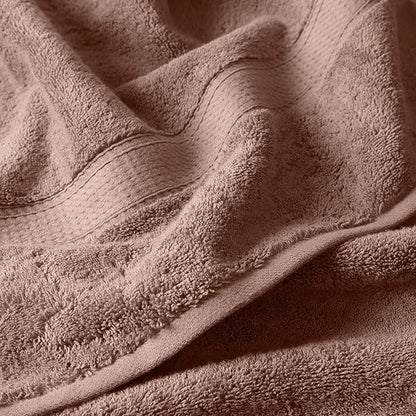 Superior Egyptian Cotton Pile 3-Piece Towel Set, 1 Bath, 1 Hand, 1 Face Towel/Washcloth, Heavyweight, Ultra Soft Luxury Towels, Thick Plush Essentials, Guest Bath, Spa, Hotel Bathroom, Muted Mauve