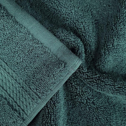 Superior Egyptian Cotton Pile Bath Towel Set of 4, Ultra Soft Luxury Towels, Thick Plush Essentials, Absorbent Heavyweight, Guest Bath, Hotel, Spa, Home Bathroom, Shower Basics, Teal