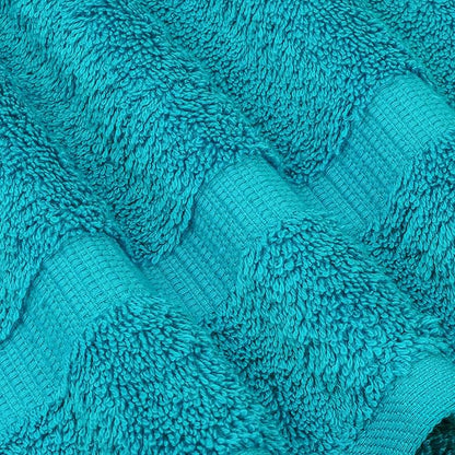 Chakir Turkish Linens | Hotel & Spa Quality 100% Cotton Premium Turkish Towels | Soft & Absorbent (6-Piece Hand Towels, Aqua)