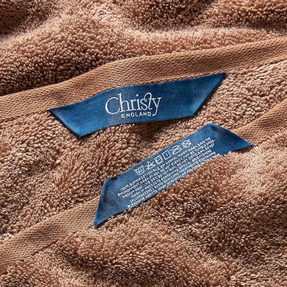 Christy Supreme Hygro 6 Piece Towel Set | Mocha Brown | 100% Luxury Supima Cotton | Ultra Soft | Super Absorbent | 650GSM | 2 Bath Towels 2 Hand Towels 2 Face Cloths
