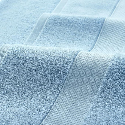 Aston & Arden Egyptian Wash Cloths - Pack of 6 - Oversized Ultra Soft Thick & Absorbent, 100% Ringspun Egyptian Cotton Bathroom Towel for Spa, Hotel, 600 GSM, 13 x 13 in, Blue