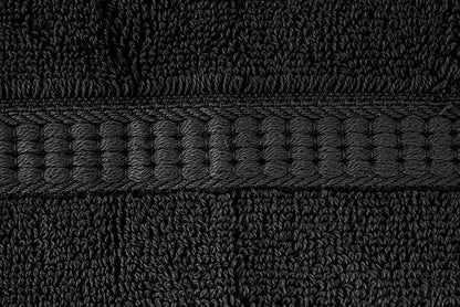 Utopia Towels 12 Pack Premium Wash Cloths Set, 12 by 12 Inches, 100% Cotton Ring Spun, Highly Absorbent and Soft Feel Essential Washcloths for Bathroom, Spa, Gym, and Face, Black