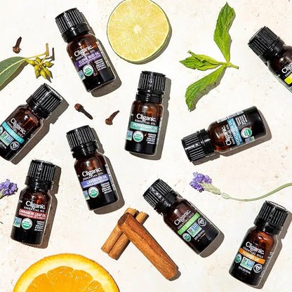 Cliganic Organic Cardamom Essential Oil - 100% Pure Natural for Aromatherapy Diffuser | Non-GMO Verified