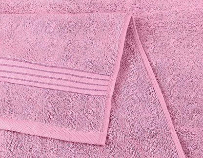 Utopia Towels 8 Piece Premium Towel Set, 2 Bath, 2 Hand, and 4 Washcloths, 100% Ring Spun Cotton, Highly Absorbent Towels for Bathroom, Sports, and Hotel, Pink