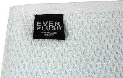 Everplush Diamond Jacquard Bath Sheet 2 Pack in Hushed Green