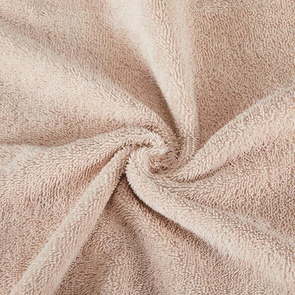 Amazon Basics Fade Resistant Bath, Hand and Washcloth Towel Set, 100% Cotton, Set of 6, 30 x 54 inches, Blush Pink