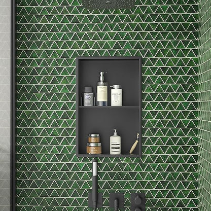 Stainless Steel Shower Niche 24"×14" Matte Black with Shelf No Tiled Needed Niche Shower for Bathroom Wall Recessed Shower Box for Bathroom Storage