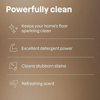 ATTITUDE Floor Cleaner, Natural Origin Ingredients, EWG Verified, Dissolves Stubborn Dirt and Grime, Streak-Less, Lavender & Rosemary, 32 Fl Oz