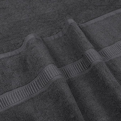 Utopia Towels - Luxurious Jumbo Bath Sheet 8 Piece - 600 GSM (35X70 Inches) 100% Ring Spun Cotton - Highly Absorbent and Quick Dry Extra Large Bath Towel - Super Soft Hotel Quality Towel (Grey)