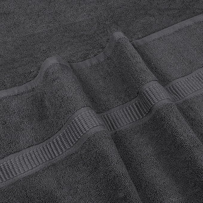 Utopia Towels - Luxurious Jumbo Bath Sheet 1 Piece - 600 GSM (35X70 Inches) 100% Ring Spun Cotton - Highly Absorbent and Quick Dry Extra Large Bath Towel - Super Soft Hotel Quality Towel (Grey)