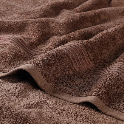 Superior Egyptian Cotton 2-Piece Bath Sheet Towel Set, Oversized Body Towels For Adults And Kids, Large Towel For Bath, Shower, Guest Bathroom, Spa, Gym, Resort, Essentials, Airbnb, Mocha