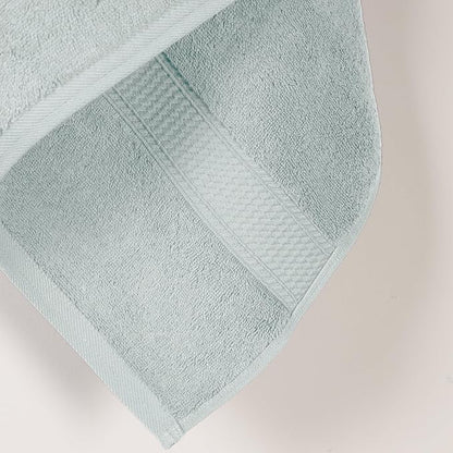 Superior Egyptian Cotton Pile Bath Towel Set of 2, Ultra Soft Luxury Towels, Thick Plush Essentials, Absorbent Heavyweight, Guest Bath, Hotel, Spa, Home Bathroom, Shower Basics, Sea Foam
