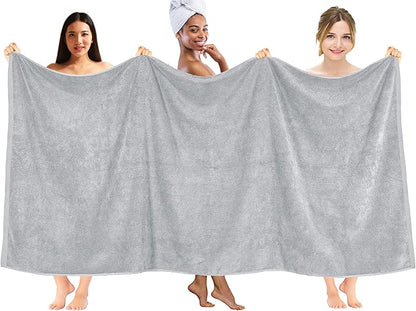DAN RIVER Pack of 1 Bath Sheet 40x80 Inches, Extra Large Oversized Bath Towels, Thick Absorbent Hotel Bath Towels - Highrise