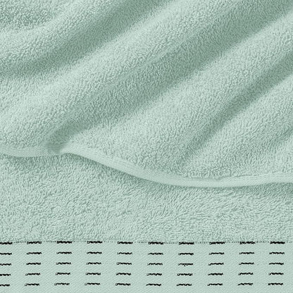 Cotton 2 Pack Oversized Bath Towel Set 28x55 inches, Large Bath Towels, Ultra Absorbant Compact Quickdry & Lightweight Towel, Ideal for Gym Travel Camp Pool - Sea Green