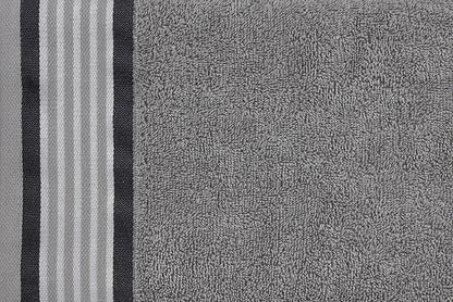 CASA COPENHAGEN He & She 2 Pieces Large Bath Sheet Set- Pine Grey + Grey Violet, 550 GSM, Designed in Denmark Made of Soft Egyptian Cotton for Bathroom, Kitchen & Shower