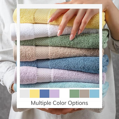 TEXTILOM Turkish Hand Towels for Bathroom – Hotel and Spa Quality & Soft & Absorbent & Quick Dry Bathroom Hand Towels – 100% Cotton Turkish Hand Towel Set of 4 (16 x 28 inches) - Lilac