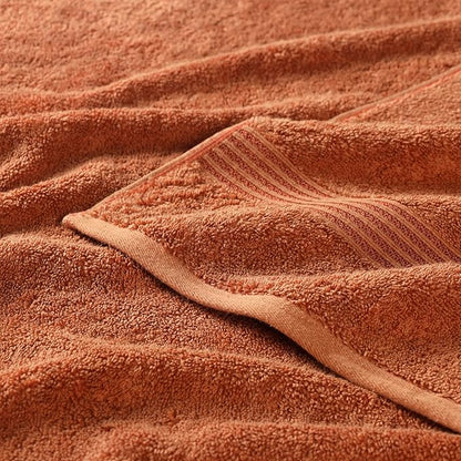 Superior Egyptian Cotton Bath Towel Set, Home Bathroom Towels, Master, Guest Bath, Decor Essentials, Quick Dry, Absorbent, Large Body Towels, Spa, Hotel, Resort, Adult, Kids, Set of 2, Caramel Brown