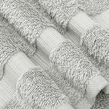 Chakir Turkish Linens Premium Cotton Absorbent Turkish Towels (Hand Towel - 4 Piece Silver)